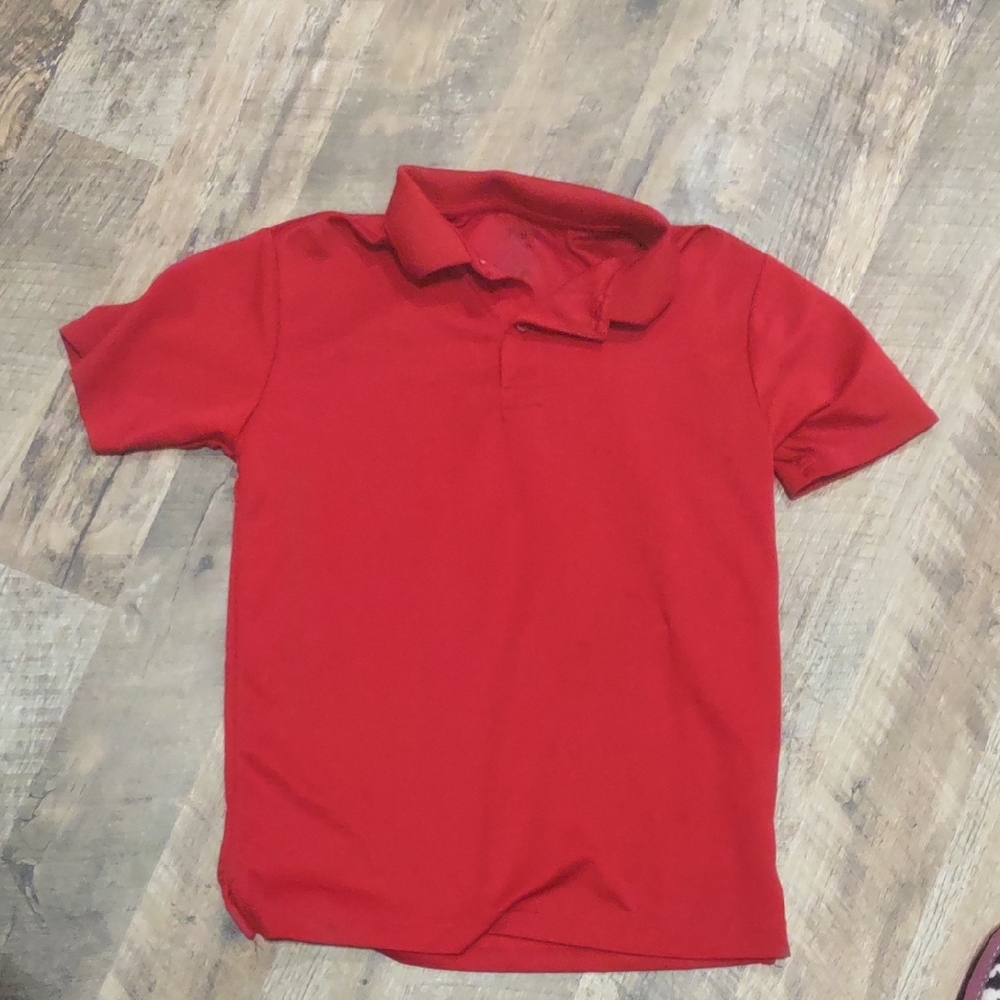 Chaps Bright Red Kids Polo Shirt